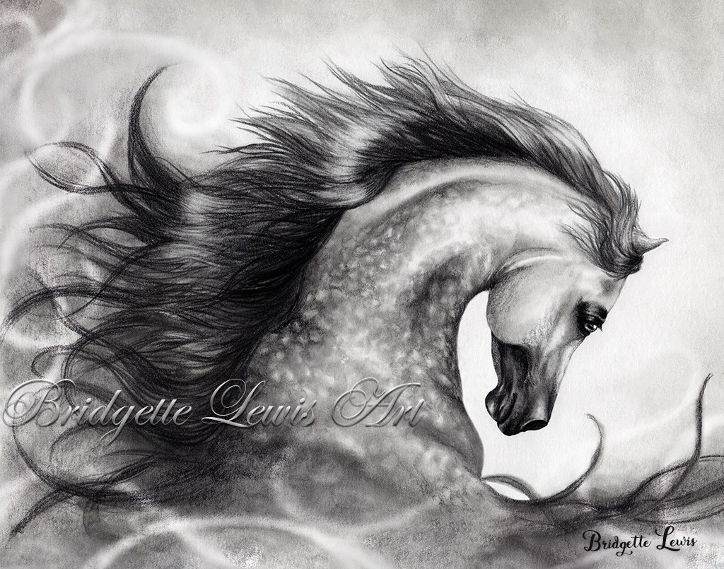 Fantasy Horse — artwork by Bridgette Lewis