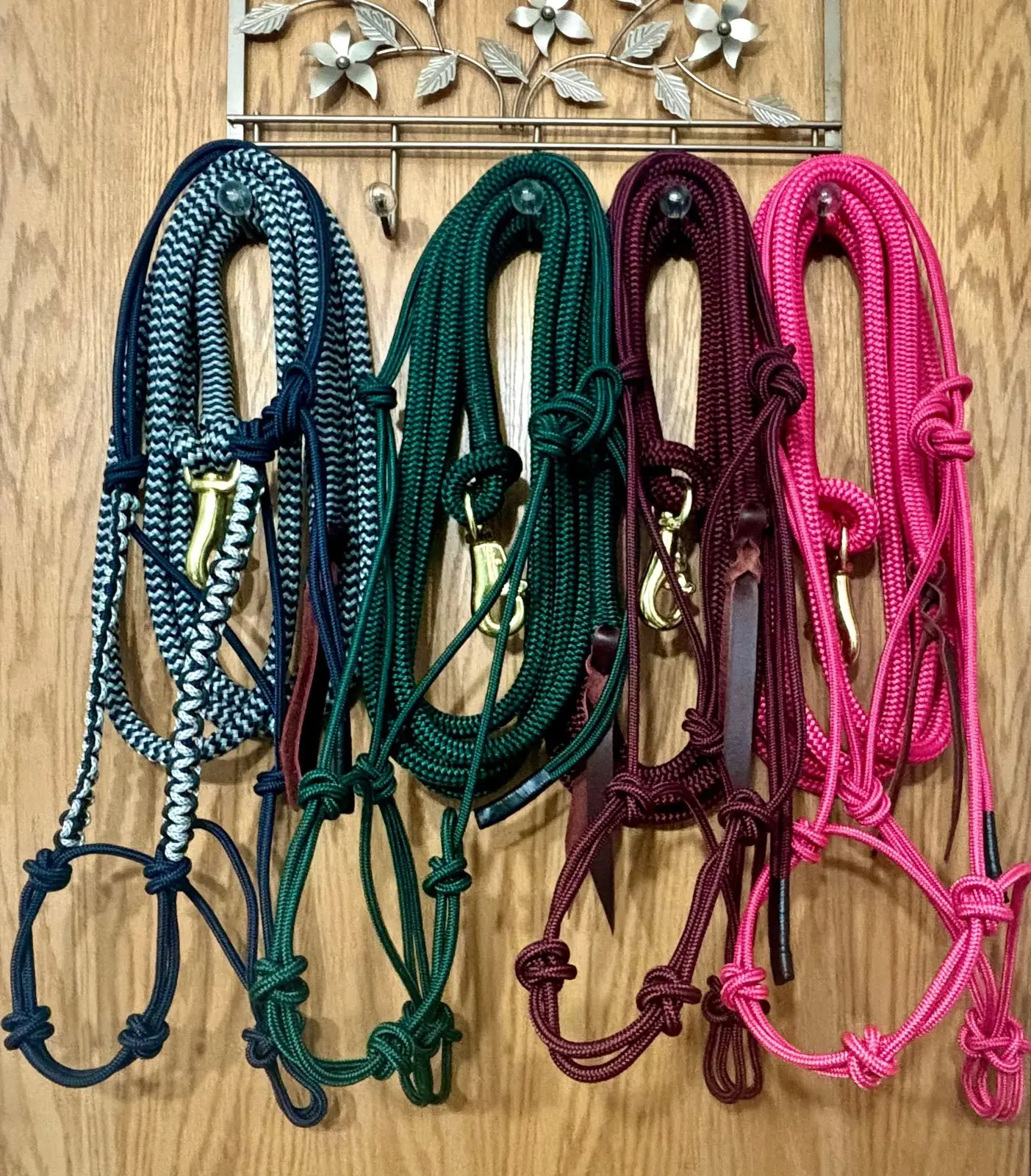 Rope tack sets in four colors